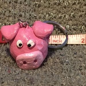 Handcrafted "Piggy" keychain